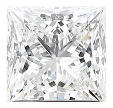 1.59 Carat E VVS2 Princess Lab Diamond