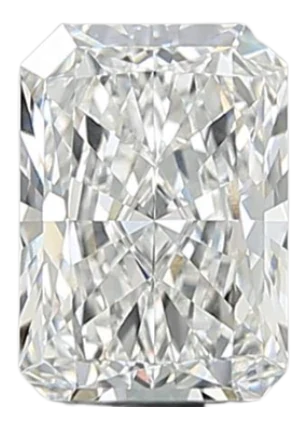 1.59 Carat E VVS2 Radiant Lab Diamond