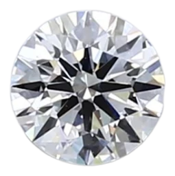 0.3 Carat D VVS2 Round Lab Diamond