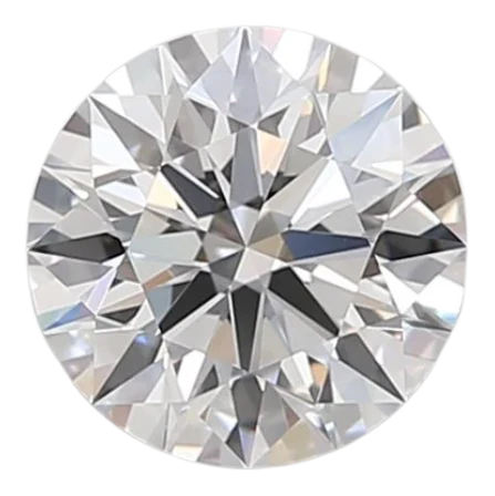 1.59 Carat F IF Round Lab Diamond