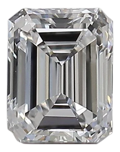 0.29 Carat D VS2 Emerald Natural Diamond