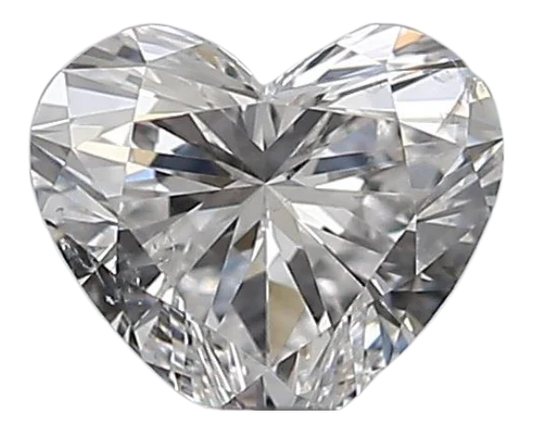 0.3 Carat D SI2 Heart Natural Diamond