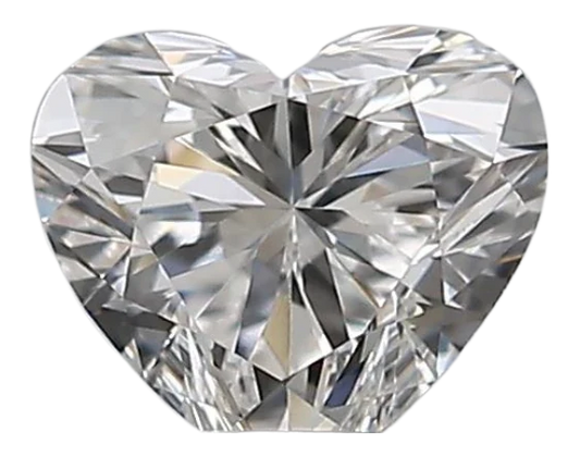 0.3 Carat E VS1 Heart Natural Diamond