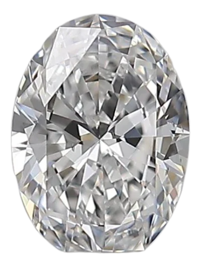0.3 Carat D VS2 Oval Natural Diamond