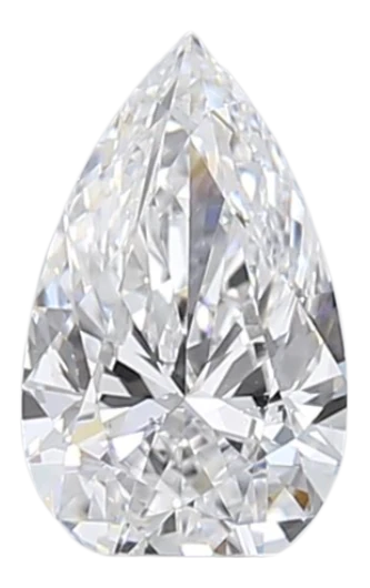 0.3 Carat D SI2 Pear Natural Diamond