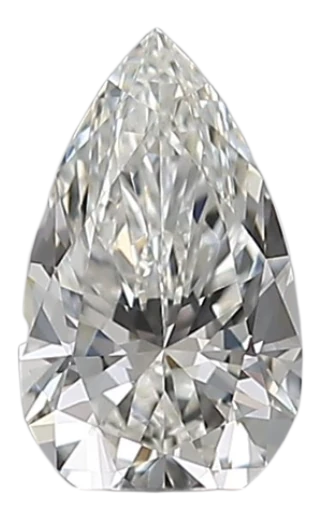 0.3 Carat H VVS1 Pear Natural Diamond