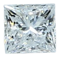 0.23 Carat D VVS2 Princess Natural Diamond