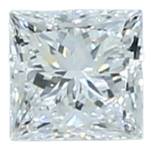 0.27 Carat D VS2 Princess Natural Diamond