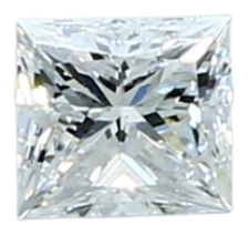 0.3 Carat D SI1 Princess Natural Diamond