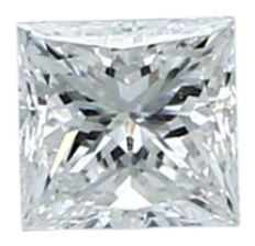 0.31 Carat D SI1 Princess Natural Diamond